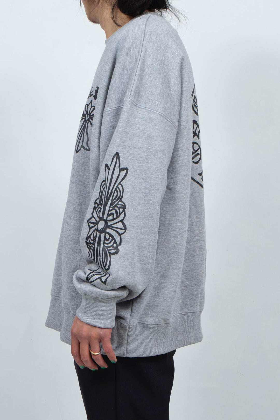 PACIFIST BIKER `S BIG SWEATSHIRT