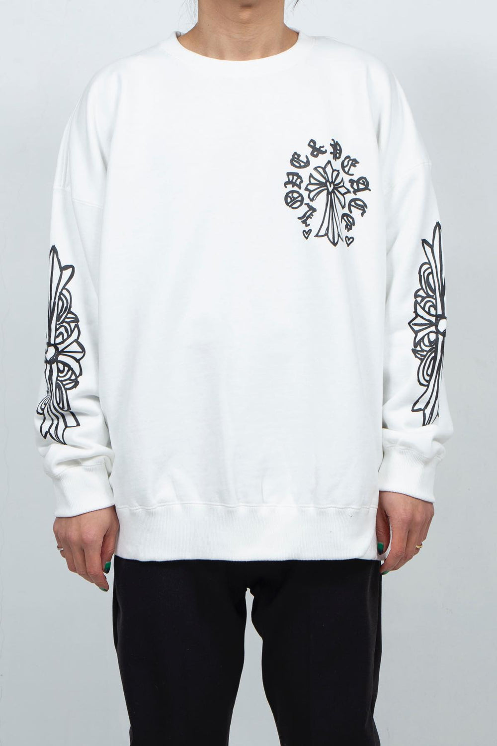 PACIFIST BIKER `S BIG SWEATSHIRT