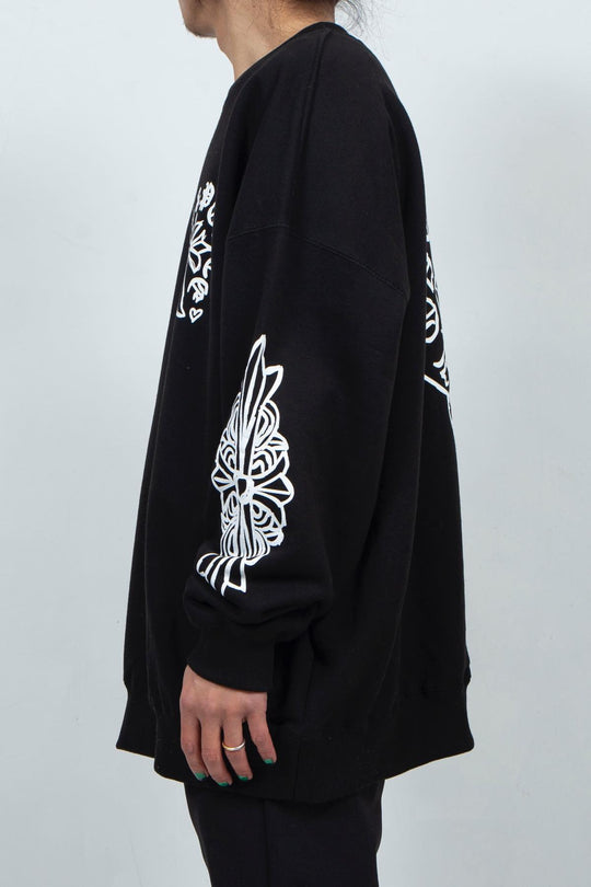 PACIFIST BIKER `S BIG SWEATSHIRT