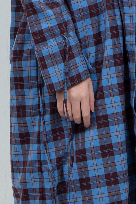 Drawstring Sleeve One-piece Coat