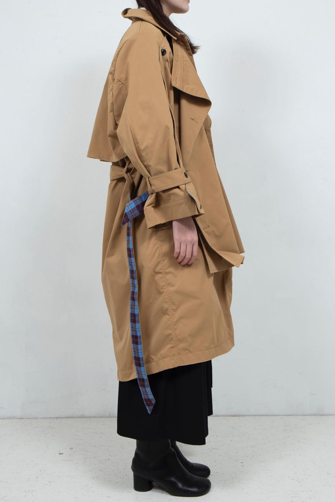 Designed Two-way Coat Beige