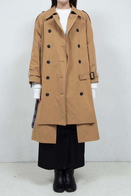BackDesign trenchcoat Beige