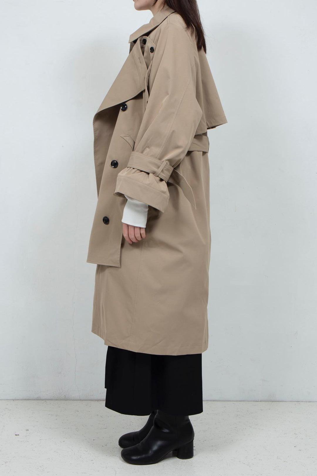 Designed Two-way Coat Grey