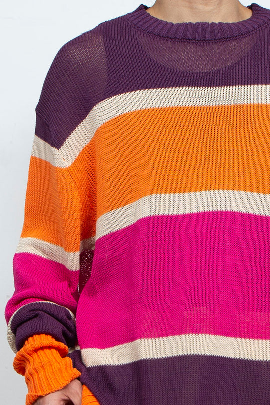 Landscape cotton knit Evening