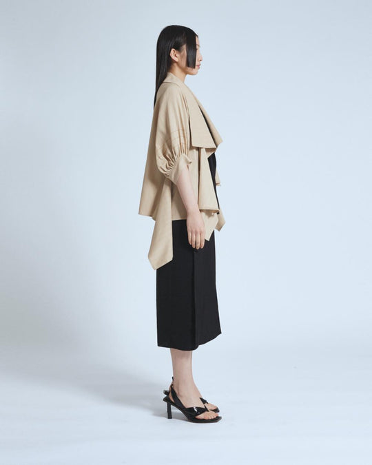 Drape Tops Brownstripe