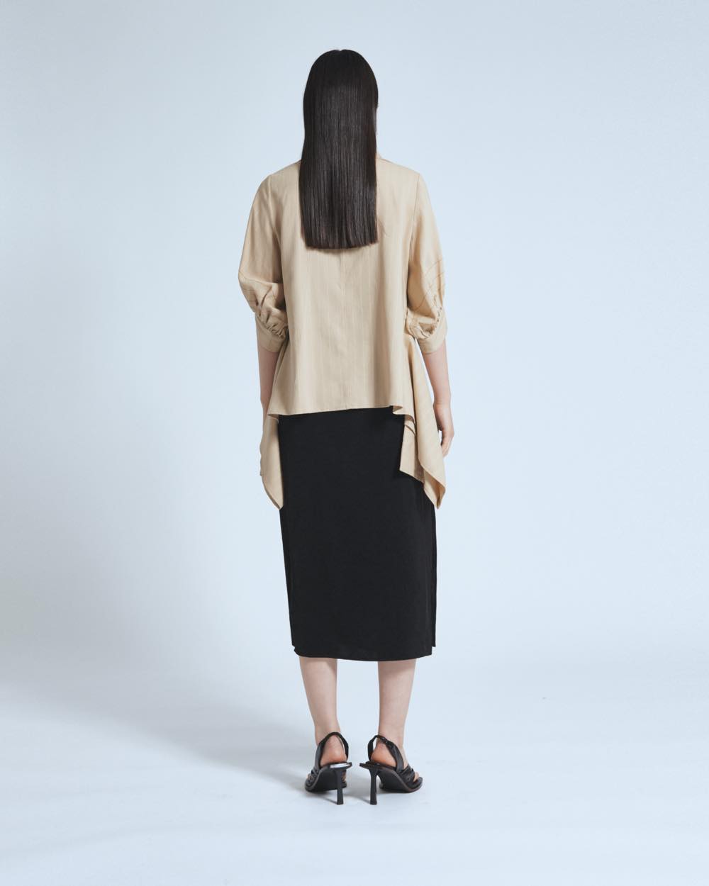 Drape Tops Brownstripe