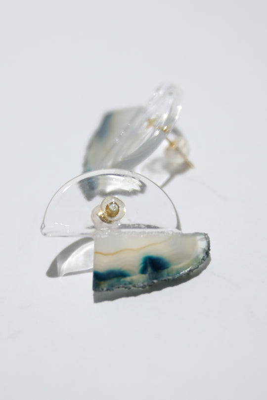 agate glass(両耳)