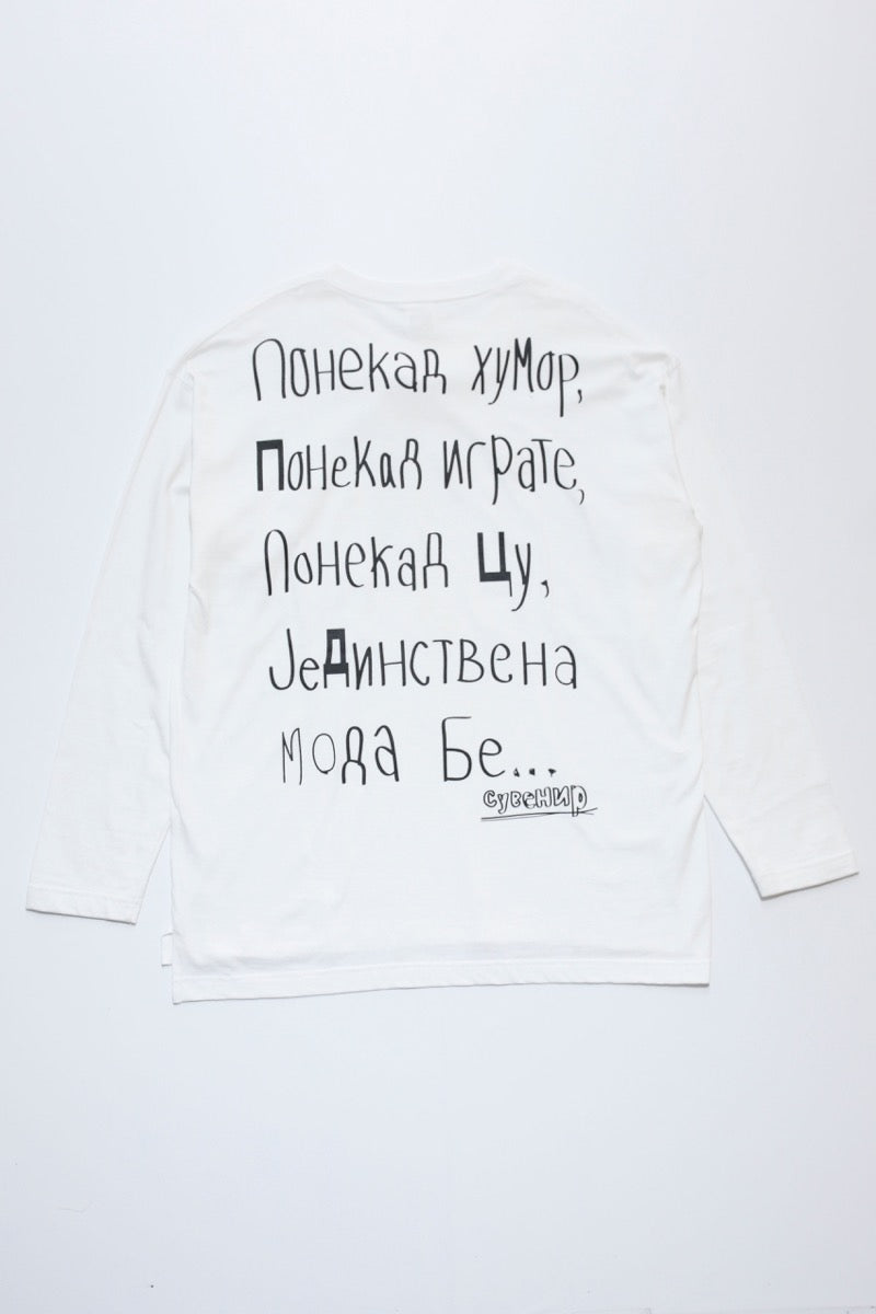 SERBIAN BACK PRINT L/S TEE
