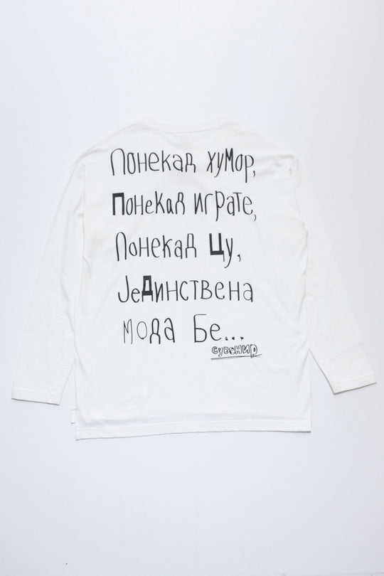 SERBIAN BACK PRINT L/S TEE