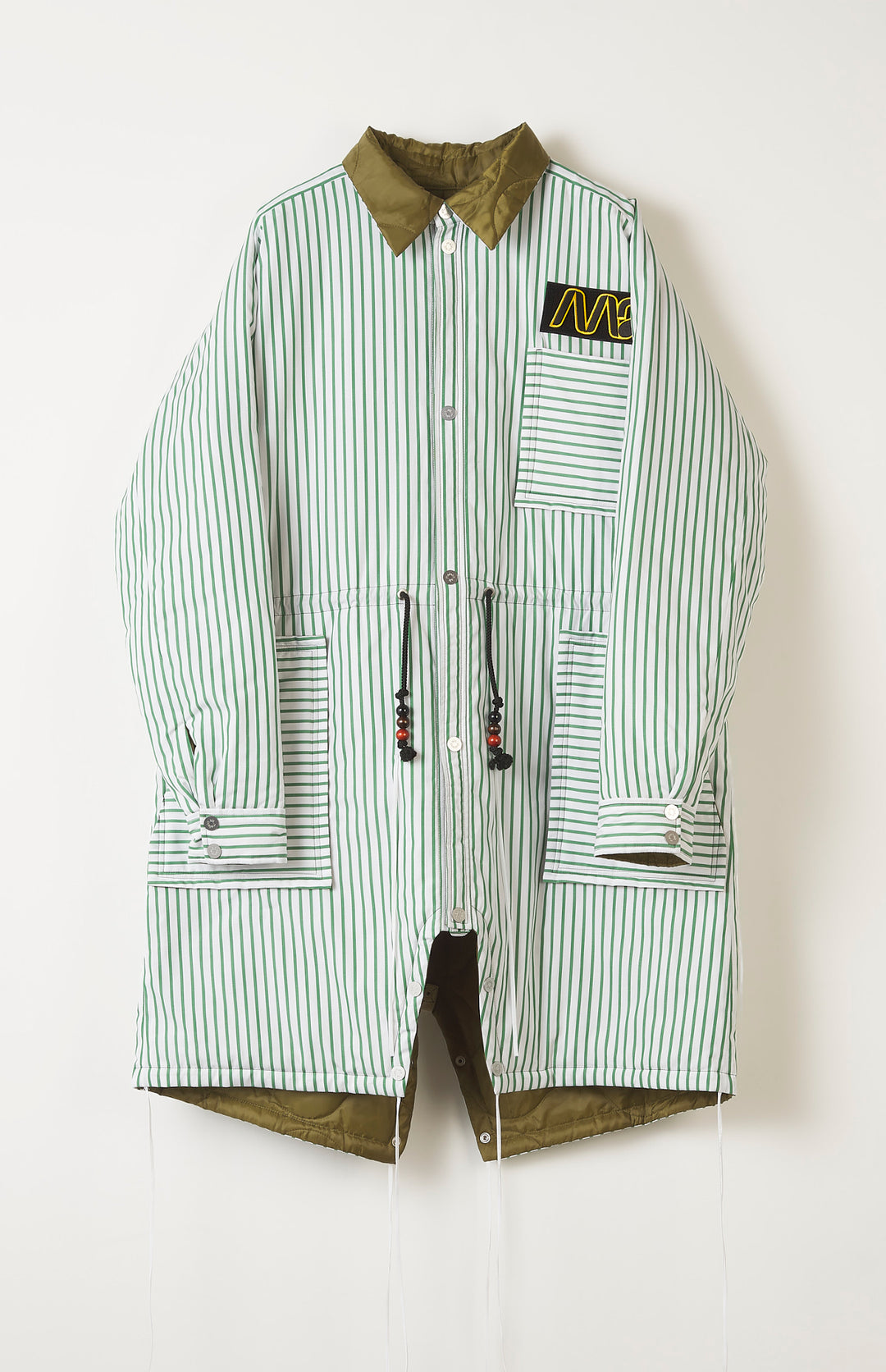 STRIPE SHIRTSALL GREEN