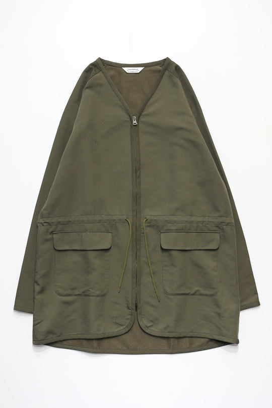 Cotton Nylon Long Cardigan