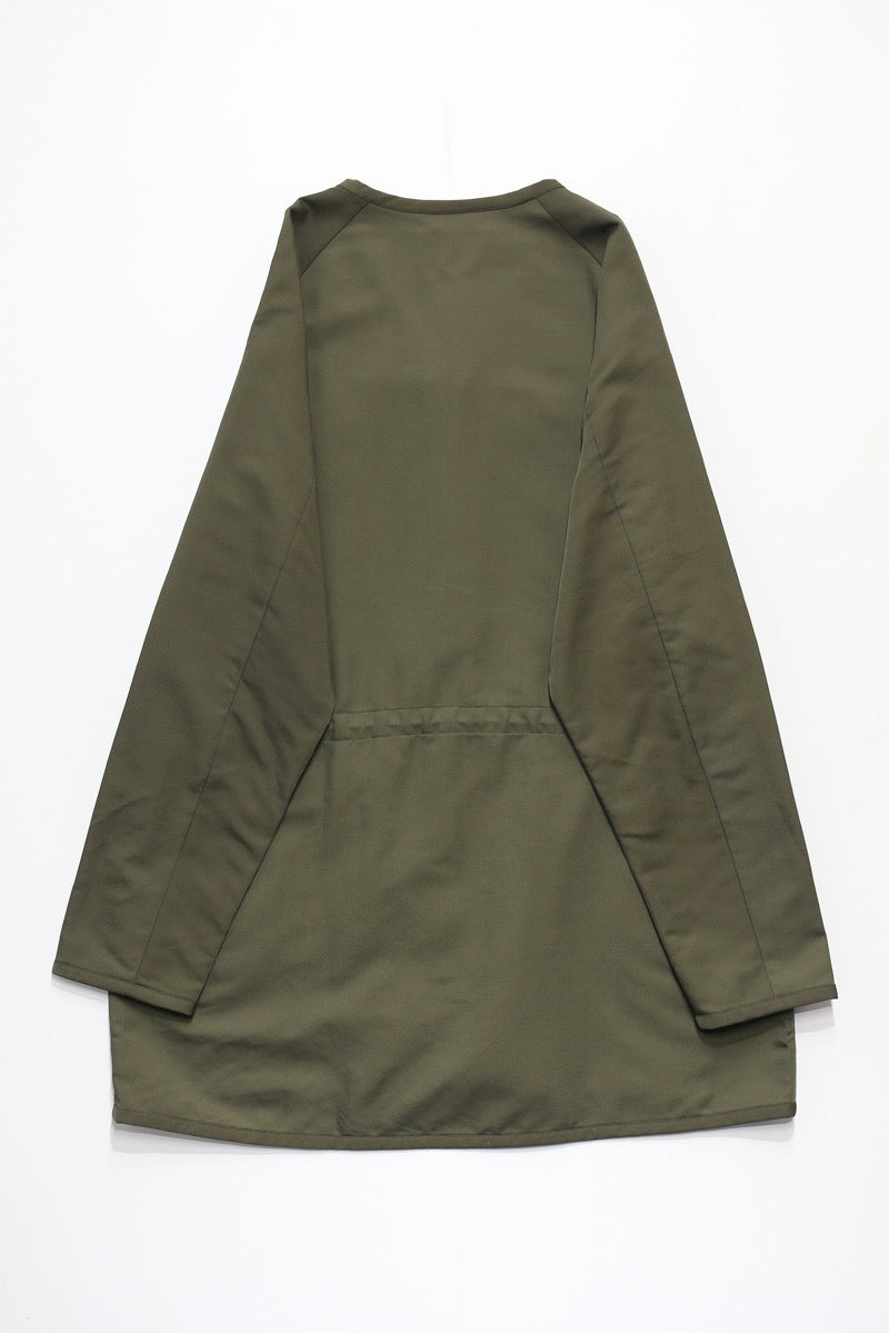 Cotton Nylon Long Cardigan