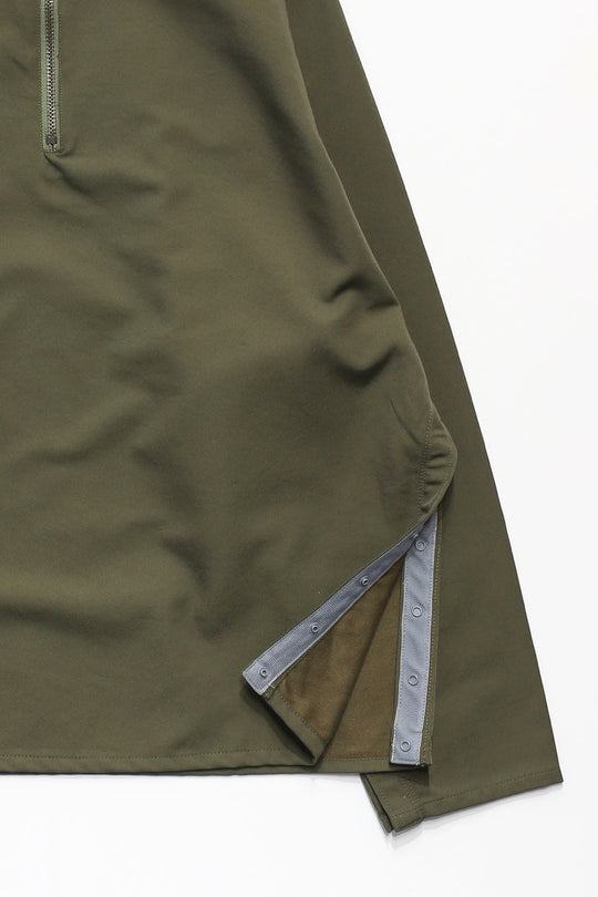 Cotton Nylon Mock neck Pullover