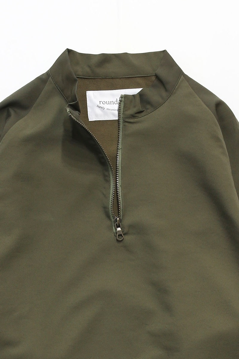 Cotton Nylon Mock neck Pullover