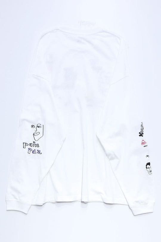 His scribble BIG L/S TEE