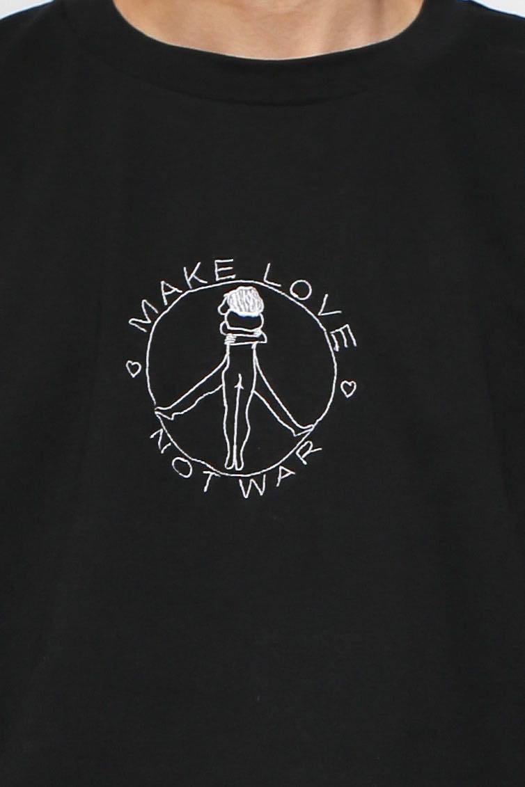 PEACE SYMBOL BIG L/S TEE