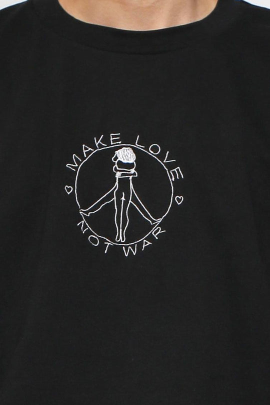 PEACE SYMBOL BIG L/S TEE