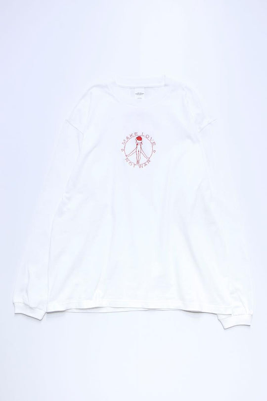 PEACE SYMBOL BIG L/S TEE