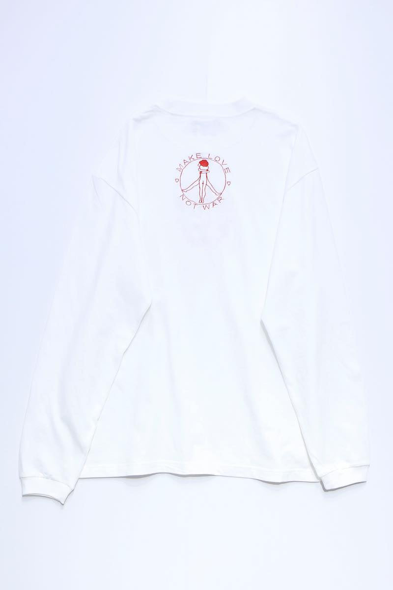 PEACE SYMBOL BIG L/S TEE