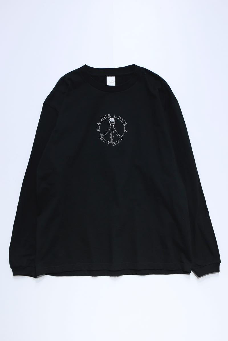 PEACE SYMBOL BIG L/S TEE
