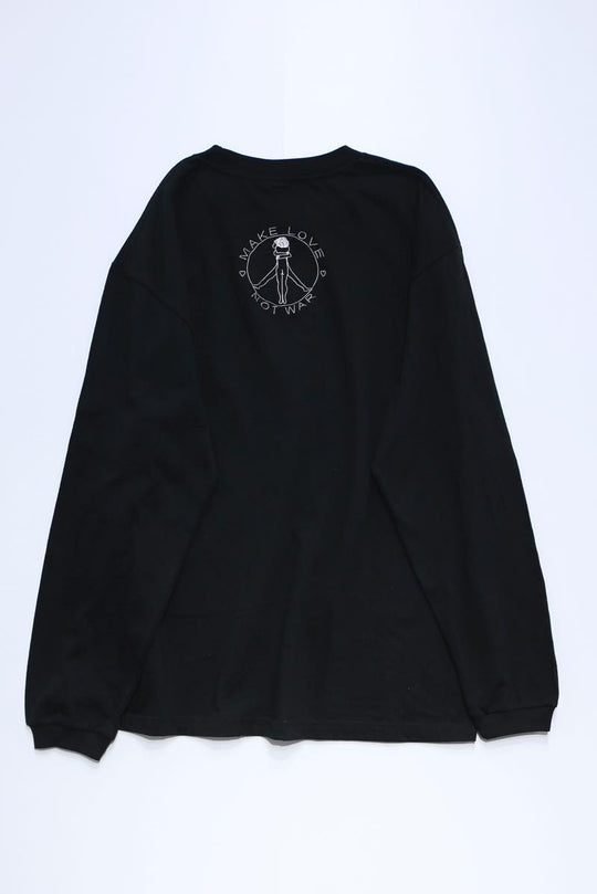 PEACE SYMBOL BIG L/S TEE