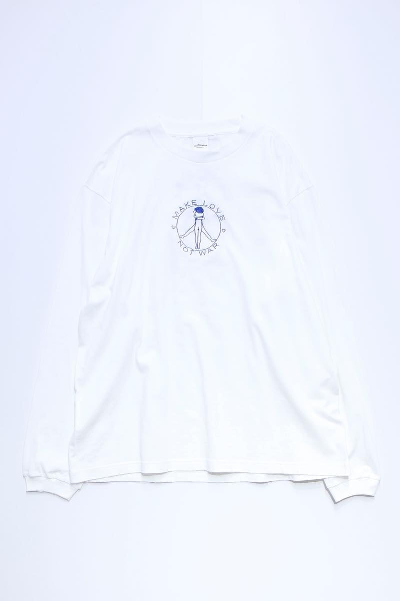 PEACE SYMBOL BIG L/S TEE