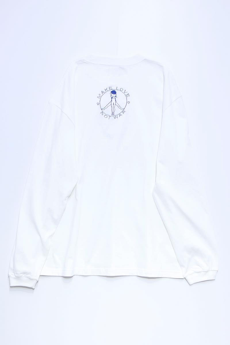 PEACE SYMBOL BIG L/S TEE