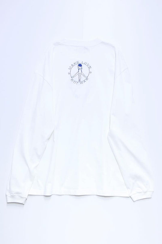 PEACE SYMBOL BIG L/S TEE