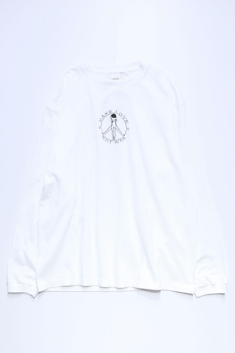 PEACE SYMBOL BIG L/S TEE