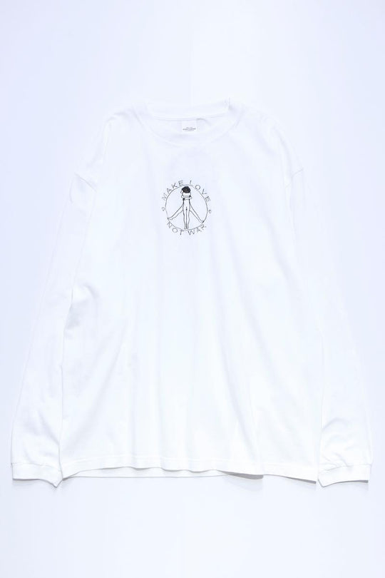 PEACE SYMBOL BIG L/S TEE