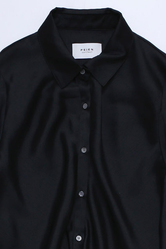 ドレープシャツ BLACK