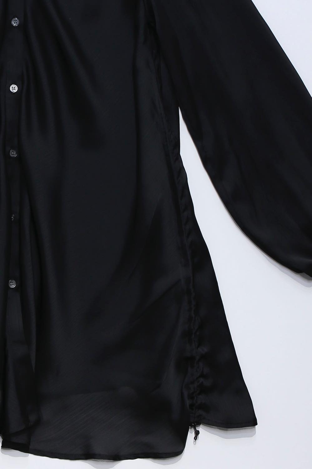 ドレープシャツ BLACK