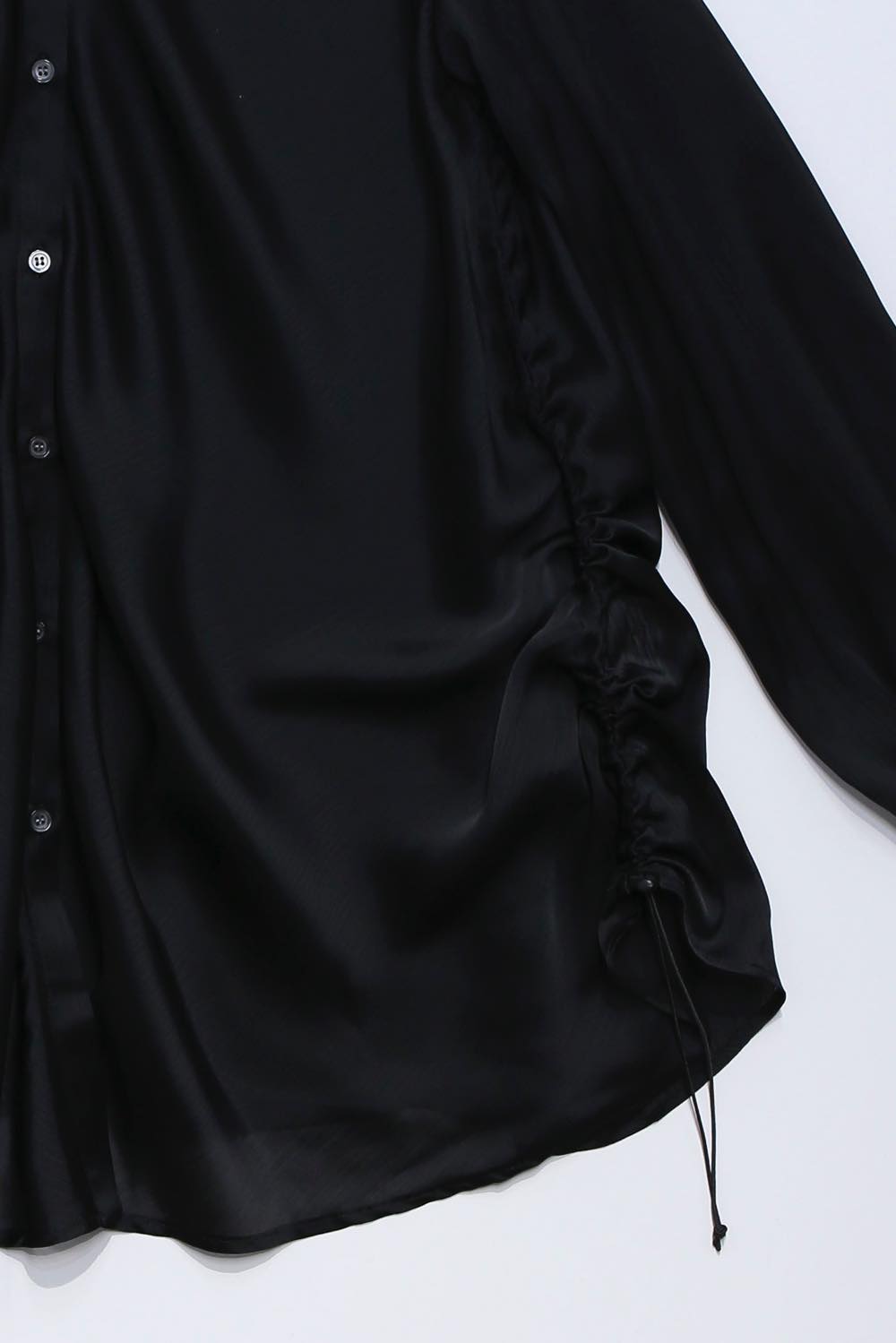 ドレープシャツ BLACK