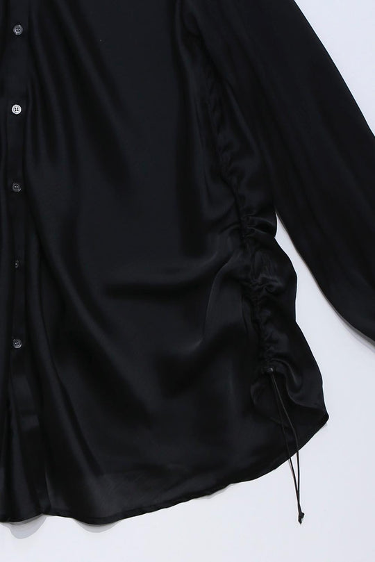 ドレープシャツ BLACK