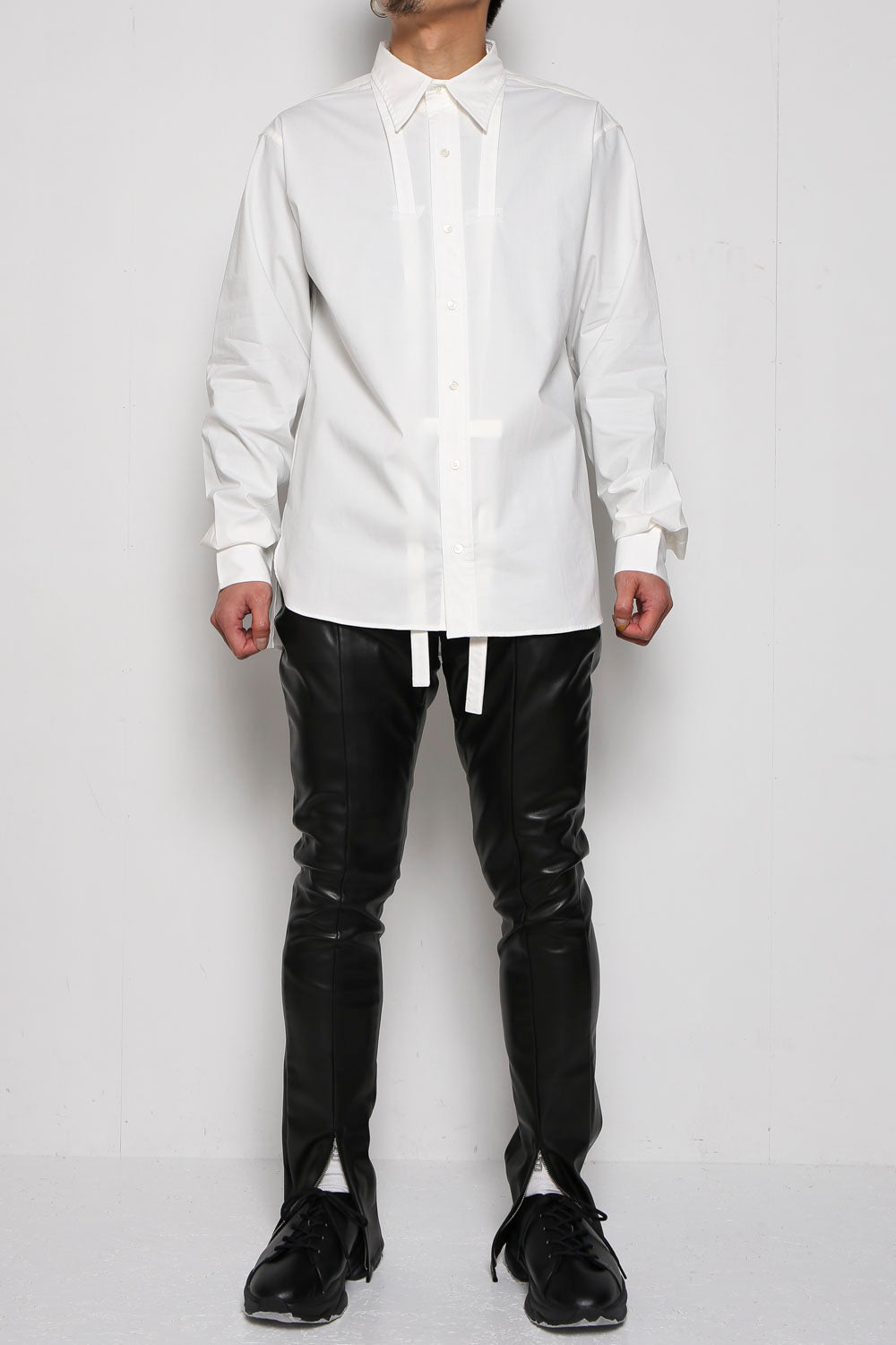 Ribbon shirts_WHITE