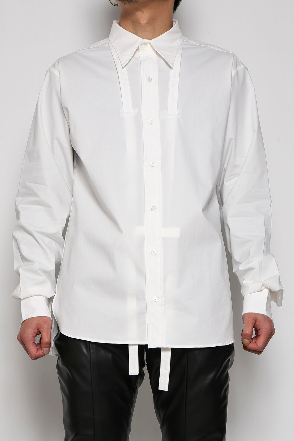 Ribbon shirts_WHITE
