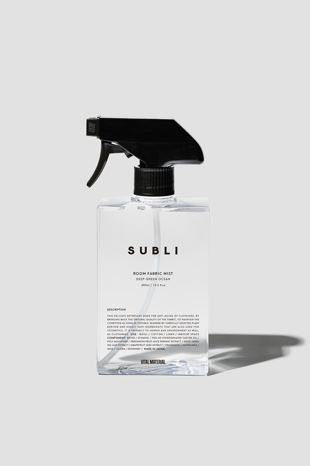 ルーム&ファブリックミスト 450mL SUBLI / VITAL MATERIAL – R for D