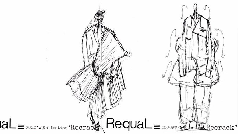 RequaL≡ 2020秋冬コレクション「Recrack」受注会を4/3から開催