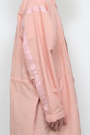 Cotton Poplin Fishtail Coat Pink