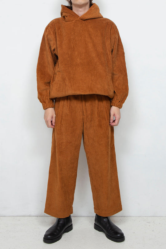 Corduroy 2tuck Pants Camel