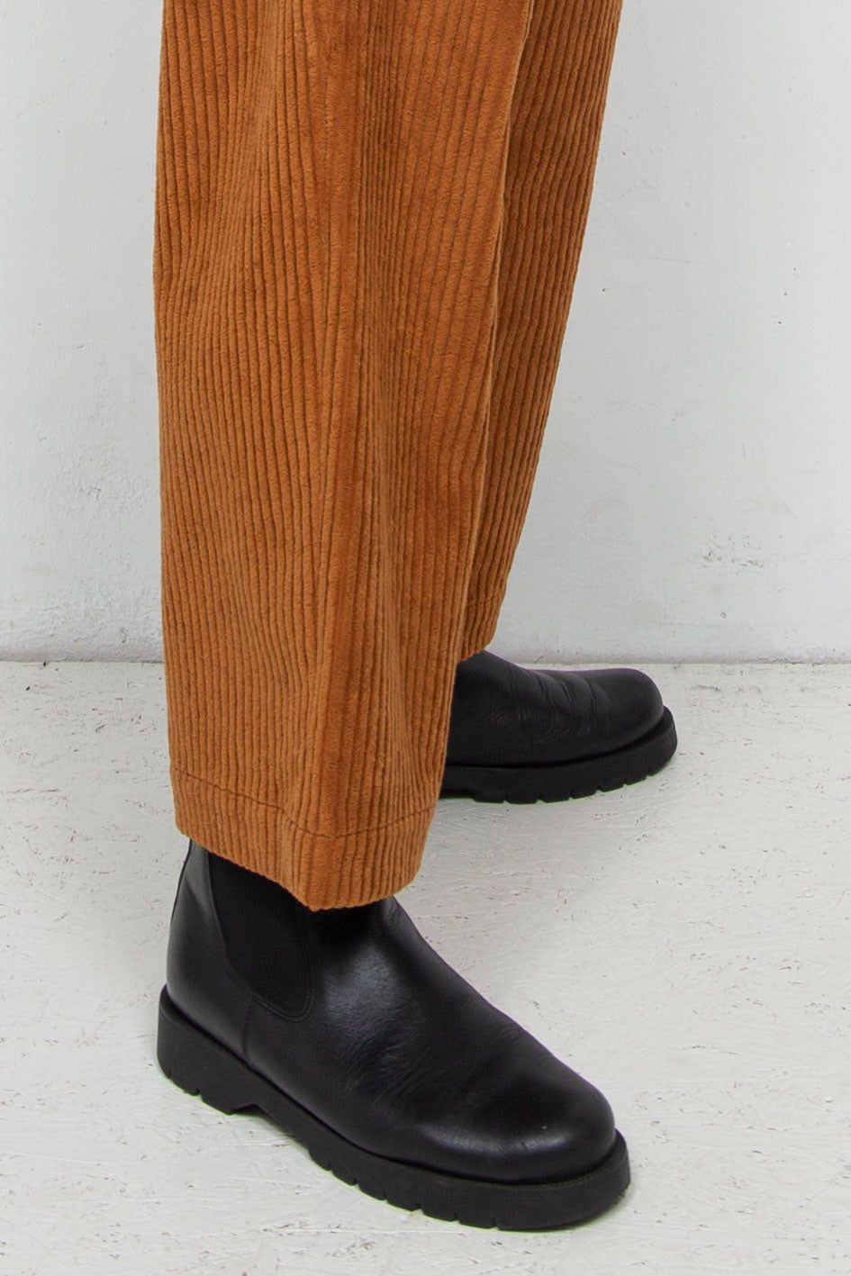 Corduroy 2tuck Pants Camel