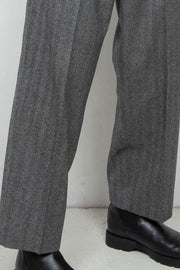 Wool Center Press Pants  Gray