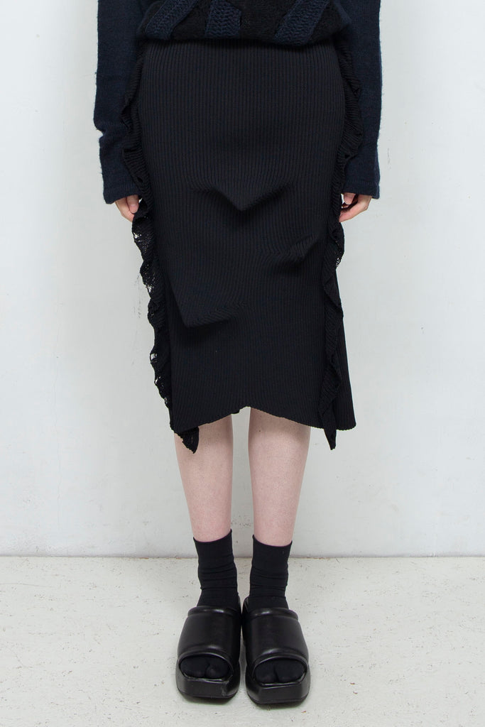 Deformed Skirt Black 変形スカート / PEIEN（ペイエン）通販・店舗 ...