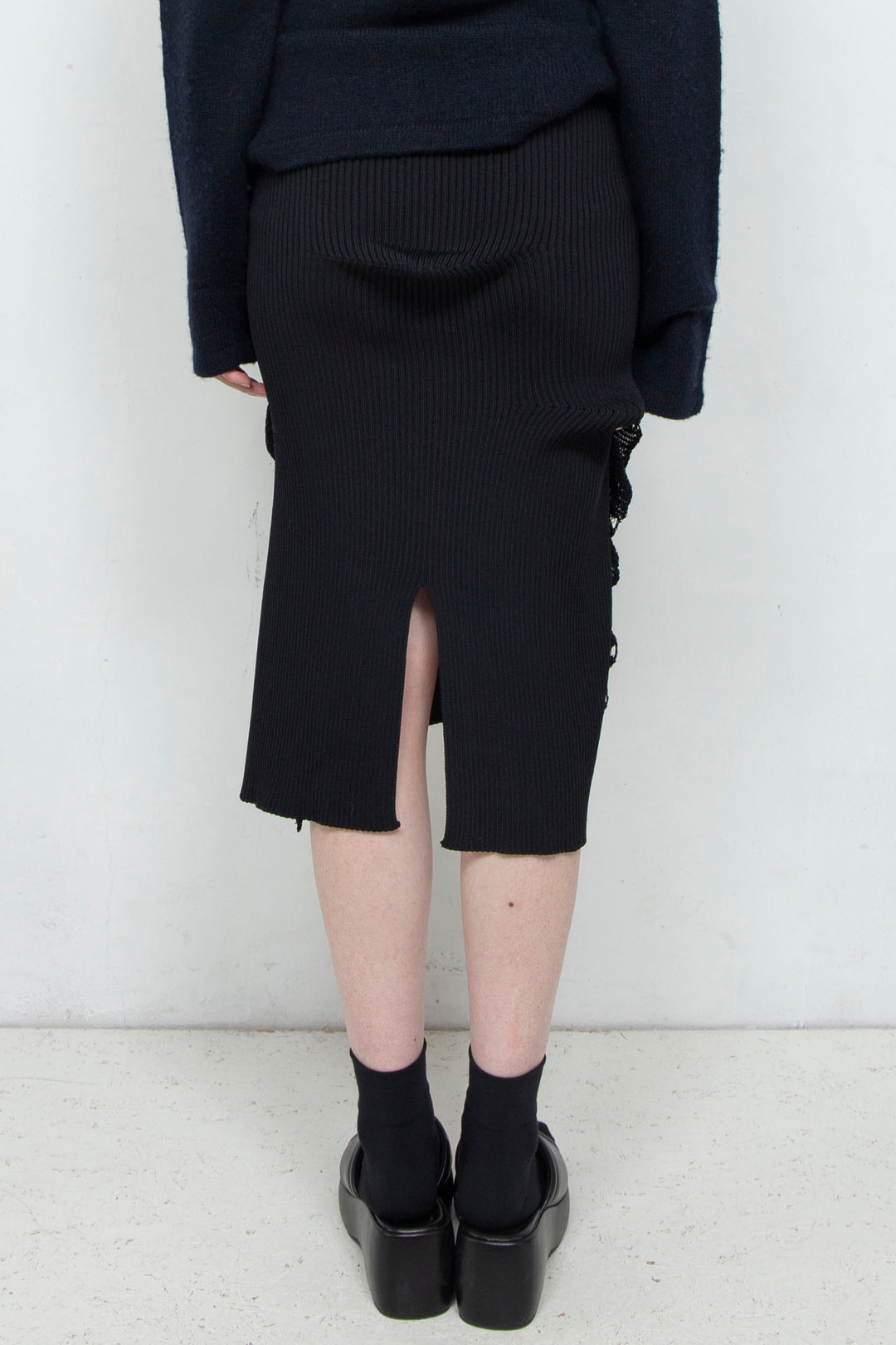 Deformed Skirt Black
