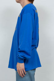 Football Long Sleeved T-shirt ROYAL BLUE