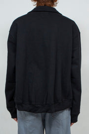Collared sweatshirts Black