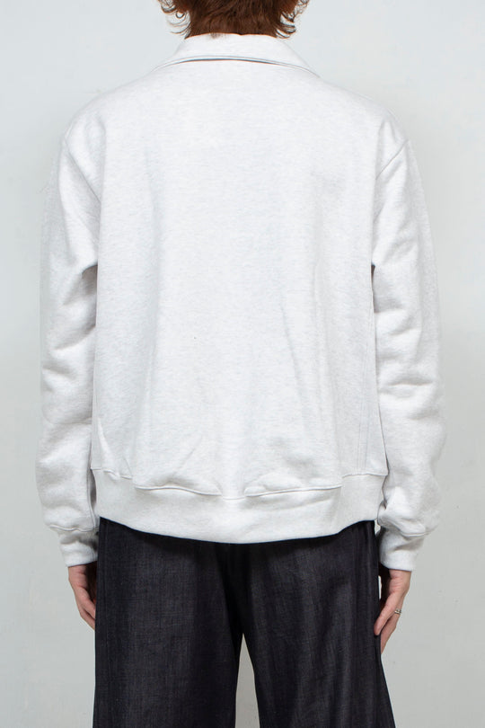 Collared sweatshirts White