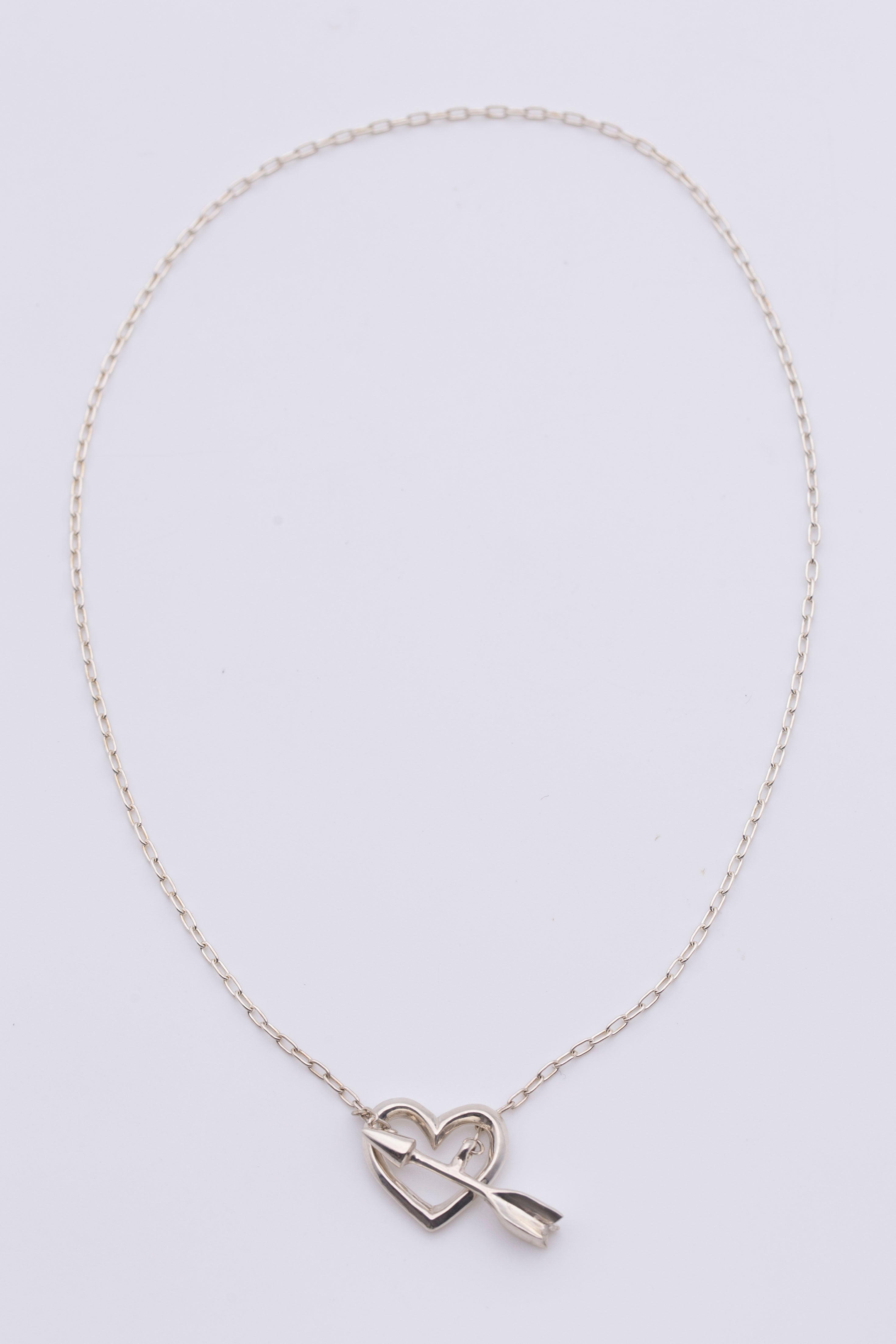 heart & arrow necklace silver BHN6 / Haruka Ozone（ハルカ オオゾネ