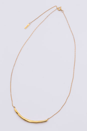 moon necklace gold BHN4