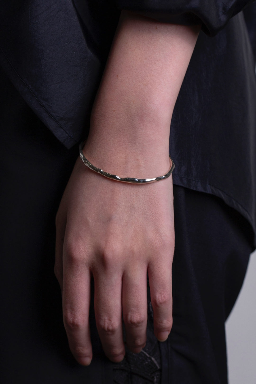 moon bangle silver BHB5